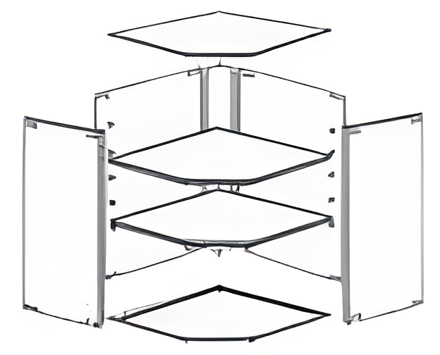 Mueble Alto Rinconera En Kit