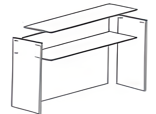 Escurreplatos En Kit Alto 700mm