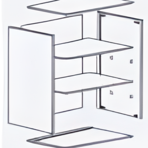 Mueble Alto En Kit Alto 700mm