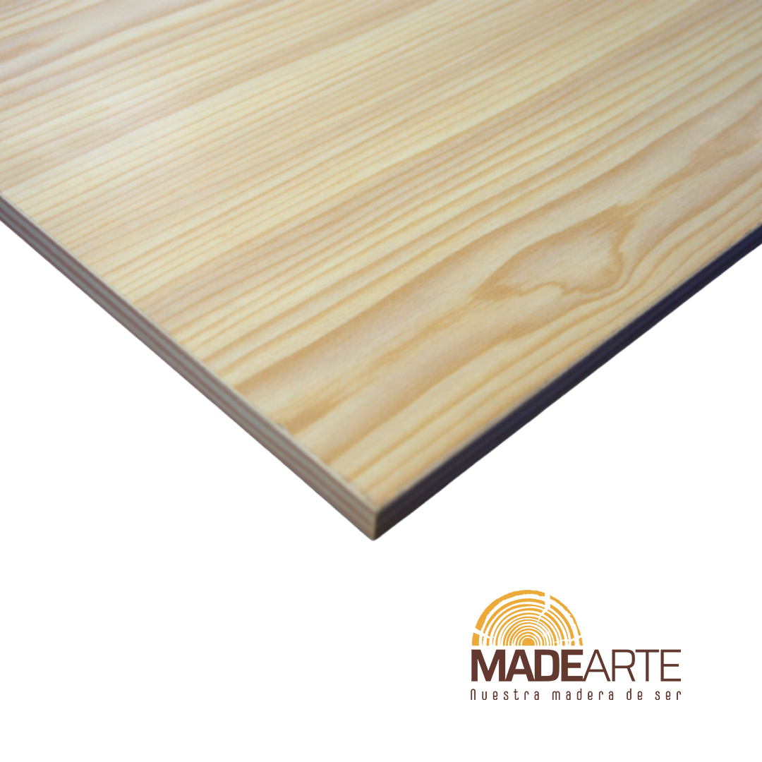 Tablero Pino Liso 244x122mm