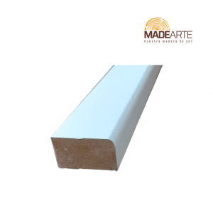 Listón DM Melamina Blanca