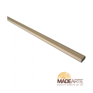 Barra Dorada Ovalada Estriada